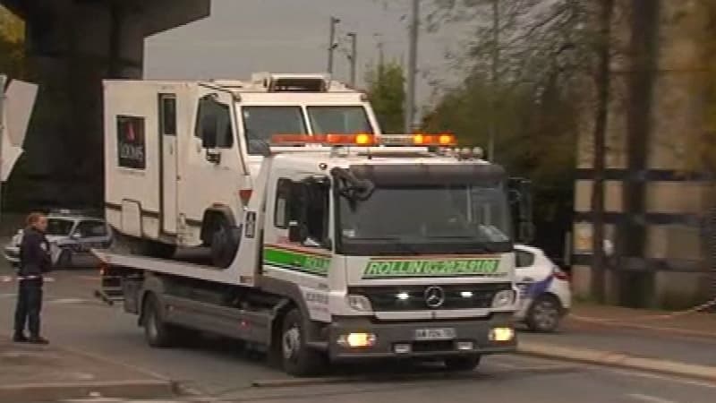 Le fourgon blindé attaqué ce vendredi en Seine-Sain-Denis