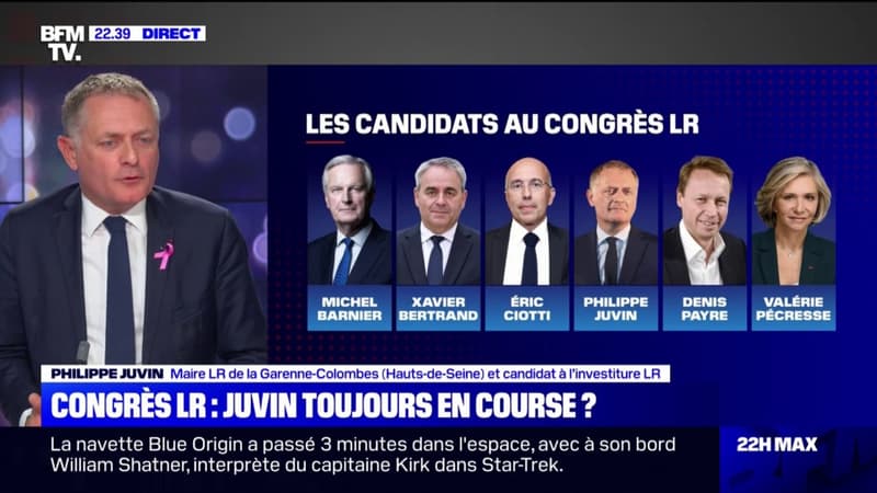 Philippe Juvin sur le congrès LR: "J'irai jusqu'au premier, peut-être même au second tour"
