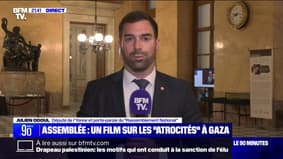 "Dans ce film, il y a une décontextualisation totale": Julien Odoul (RN) réagit au visionnage du film sur Gaza réalisé par Aymeric Caron et projeté à l'Assemblée nationale