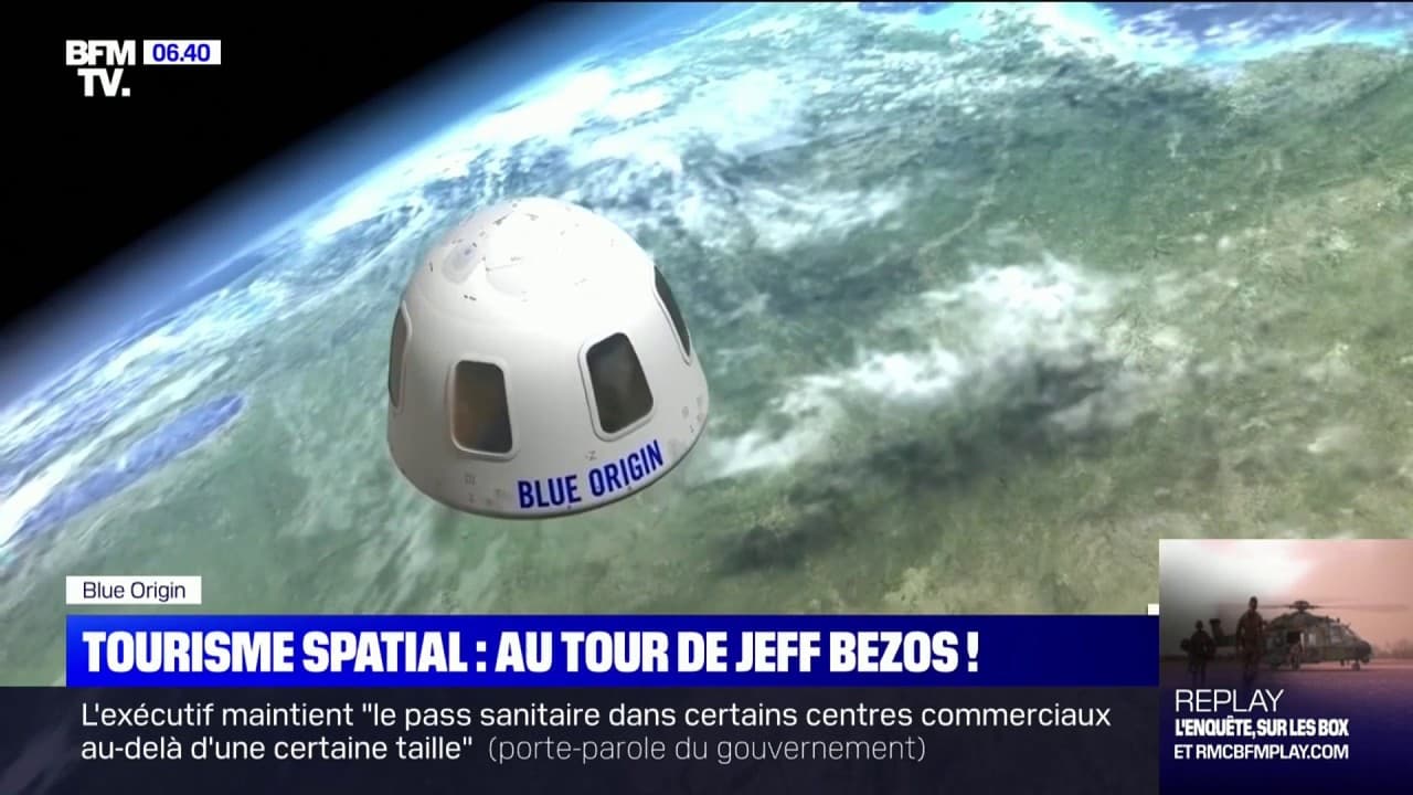 Tourisme spatial: Jeff Bezos s'envole ce mardi dans sa fusée - Vimarsana News