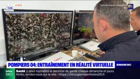 Alpes-de-Haute-Provence: entraînement en réalité virtuelle pour les pompiers