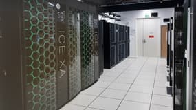 Le supercalculateur Datarmor du Centre de calcul et de données pour la mer de l'Ifremer à Plouzané (Finistère), le 16 septembre 2025.