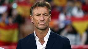 Hervé Renard lors de la finale de la Ligue des nations féminine entre l'Espagne et la France, le 28/02/2024