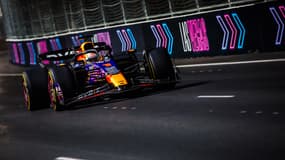 La Red Bull de Max Verstappen à Las Vegas