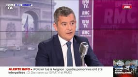 Policier tué à Avignon: Gérald Darmanin "suspecte fortement" que le tireur figure parmi les individus interpellés