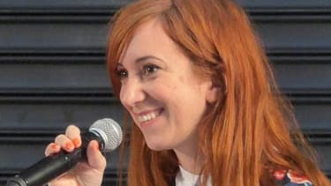 La dessinatrice Pénélope Bagieu, à Tokyo au Japon, le 23 novembre 2014
