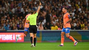 Stéphanie Frappart lors du match Toulouse-OM en Ligue 1 - le 31/08/2024