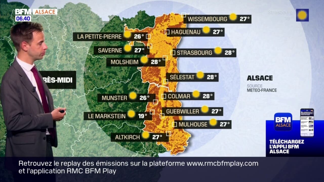 Météo Alsace: grand soleil et fortes températures