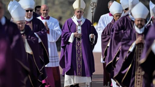 Le pape François célèbre une messe à Morelia au Mexique, le 16 février 2016 Le pape François célèbre une messe à Morelia au Mexique, le 16 février 2016