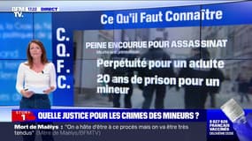 Crimes des mineurs: comment s'organise la réponse pénale ?