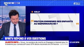 Peut-on emmener ses enfants au supermarché ?