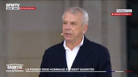 Robert Badinter au Panthéon: les comédiens Philippe Torreton et Sandrine Bonnaire retracent la première partie de la vie de l'ancien ministre