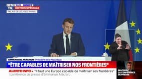 Présidence française de l'Union européenne: Emmanuel Macron souhaite "faire avancer le paquet migratoire européen"