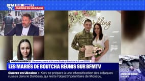 "Je n'avais pas l'ombre d'un doute, c'était le destin": cet Ukrainien qui s'est marié à Boutcha revient sur la symbolique 