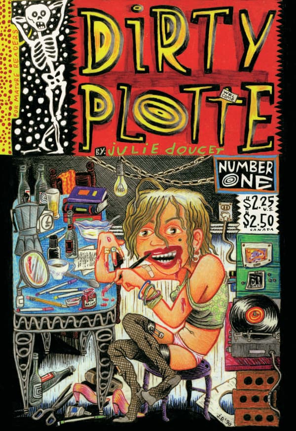 La couverture de "Dirty Plotte" de Julie Doucet, Grand prix du Festival de la BD d'Angoulême 2022