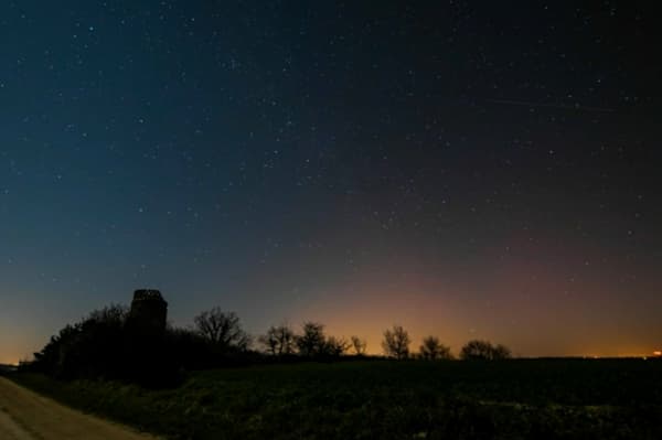 Northern lights observed in France 