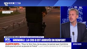 Grenoble : La CRS 8 est arrivée en renfort - 22/08