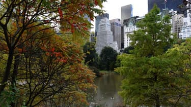 Une vue sur Manhattan depuis Central Park, le 30 octobre 2017.
