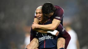 Kylian Mbappé et Edinson Cavani (PSG)