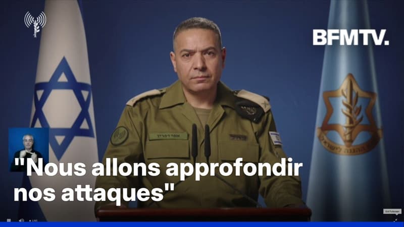 Le point presse d'Effie Defrin, porte-parole de l'armée israélienne, après la mort d'Ali Khamenei