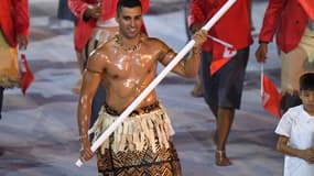 Pita Taufatofua lors de la cérémonie d'ouverture - AFP