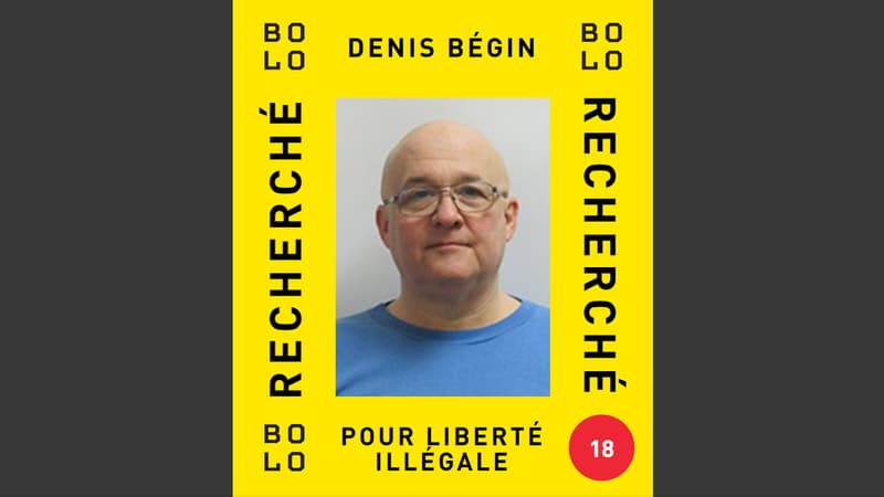 Denis Bégin est présent depuis octobre 2022 sur une liste des criminels les plus recherchés du Canada.