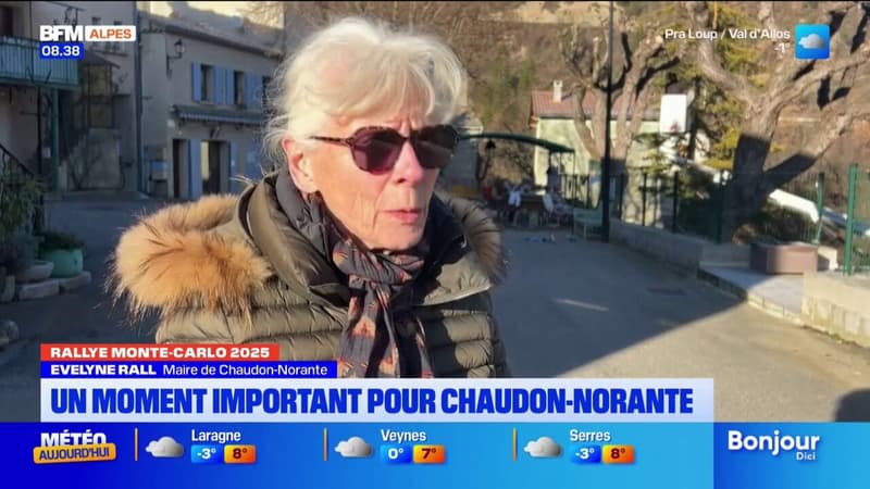 Chaudon-Norante attend le passage du rallye de Monte-Carlo avec impatience