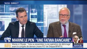 Clôture des comptes du FN: Marine Le Pen dénonce une "fatwa bancaire"