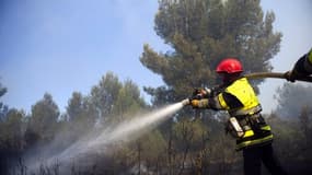 Des sapeurs-pompiers en intervention - Photo d'illustration