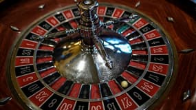 Une roulette au casino.