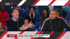 #Giletsjaunes - @MaximeLledo à @AnasseKazib : "En plus de porter un cache-œil, tu es dans l'idéologie !" @AnasseKazib #GGRMC 