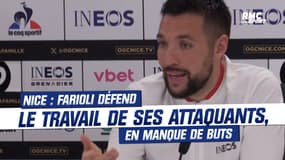 Nice : Farioli défend l'implication de ses attaquants