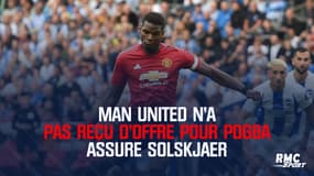 Man United n'a pas reçu d'offre pour Pogba assure Solskjaer