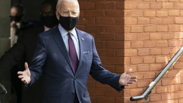 Joe Biden lors d'une réunion publique à Lancaster (Pennsylvanie), jeudi