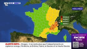 Orages/Rhône-Alpes : cinq départements en orange - 29/07