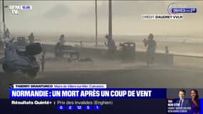 Mort après un coup de vent en Normandie: selon le maire de Villers-sur-Mer, "cinq personnes sont blessées et hospitalisées"