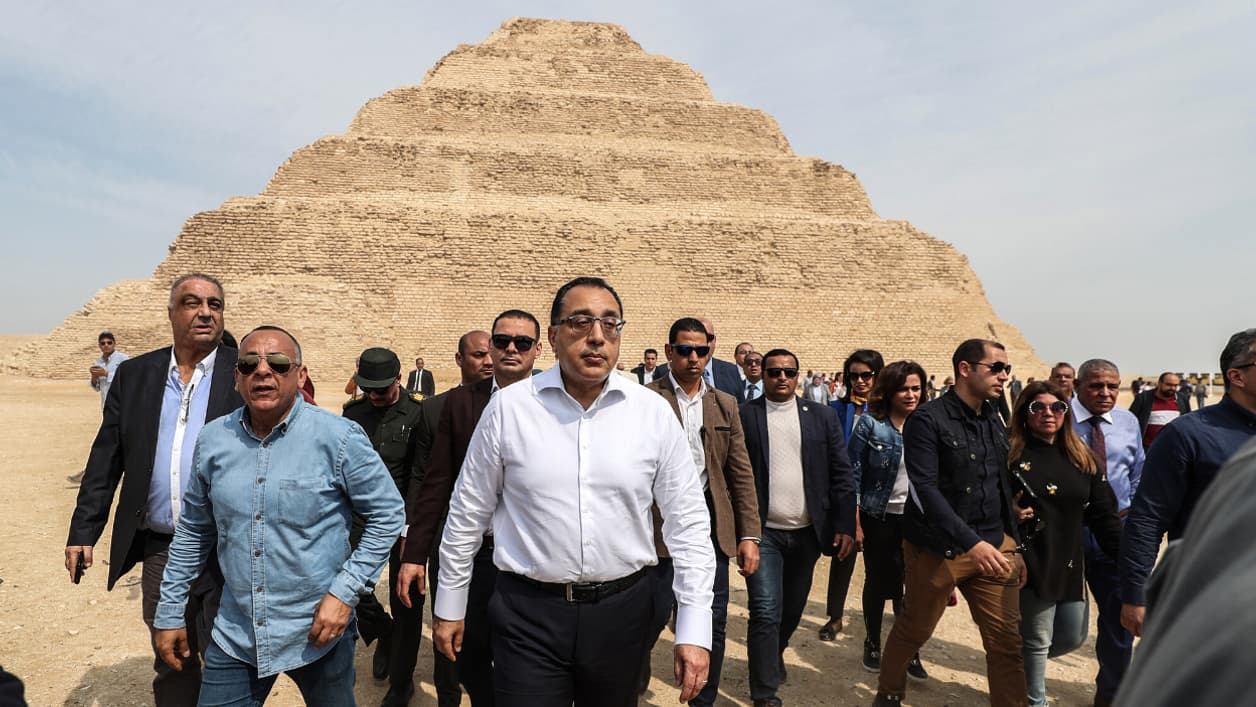 Le Premier ministe égyptien Mostafa Madbouli est venu inaugurer la réouverture du site Le Premier ministe égyptien Mostafa Madbouli est venu inaugurer la réouverture du site