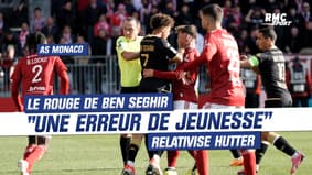 AS Monaco : le carton rouge de Ben Seghir, "une erreur qui lui servira" relativise Hutter