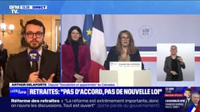 Retraites: "Tout nous conduit à voter la censure", assure Arthur Delaporte (Socialiste et apparentés)