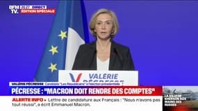 Valérie Pécresse: "Emmanuel Macron doit rendre des comptes"