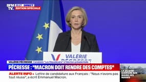 Valérie Pécresse: "Emmanuel Macron doit rendre des comptes"