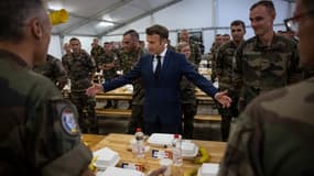 Emmanuel Macron à Constanta, en Roumanie, le 14 juin 2022