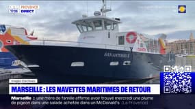 Marseille: les navettes maritimes de retour ce samedi