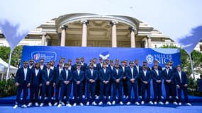 L'équipe d'Ecosse de rugby, le 4 septembre à Nice.