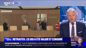 Le constitutionnaliste, Dominique Rousseau, se dit "surpris" de la décision du Conseil constitutionnel sur la réforme des retraites