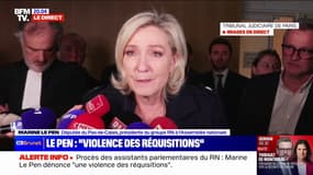 Procès RN: "Une volonté du parquet de priver les Français de voter pour qui ils souhaitent” estime Marine Le Pen