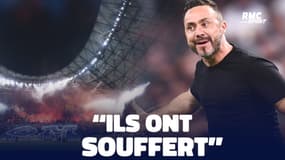 "Je m'adresse au peuple de Marseille", la longue tirade De Zerbi pour défendre ses joueurs qui "ont souffert"