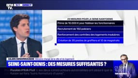 Seine-Saint-Denis: pour Julien Denormandie, face à "un territoire hors-normes, il faut un État fort"
