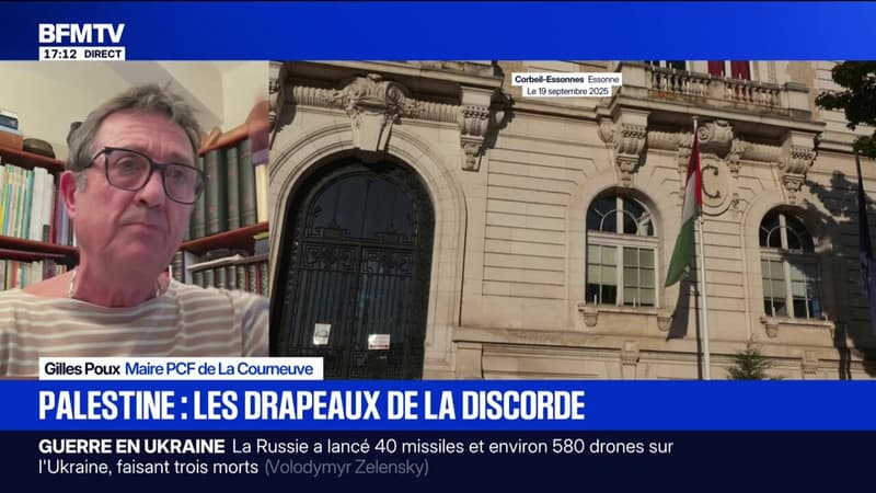 Drapeaux palestiniens sur les mairies: 