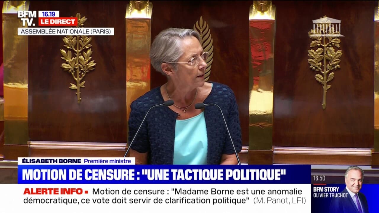 Élisabeth Borne aux députés Nupes "Je vous l'apprends peutêtre, vous